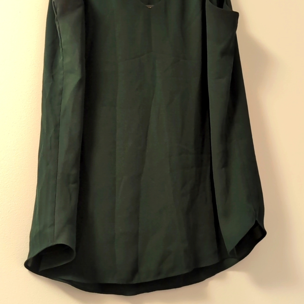 Silky wide strap cami blouse